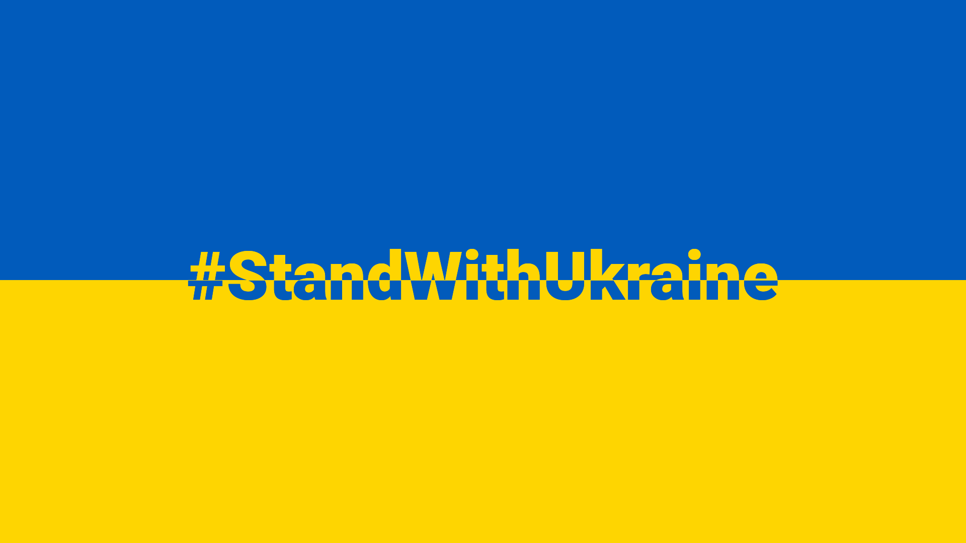 Stand With Ukraine - cosch.design solidarisiert sich